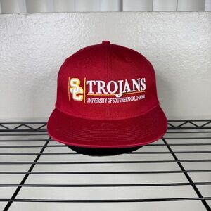 USC Trojans Snapback Cap Hat Men's One Size Red NCAA Football Outdoor Sports